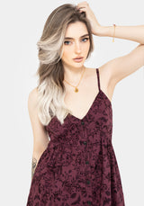 Morgana Baumwolle Broderie Cami Midaxi Kleid