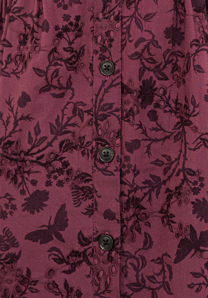 Morgana Baumwolle Broderie Cami Midaxi Kleid