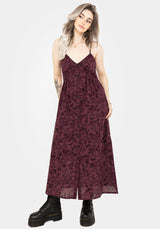 Morgana Baumwolle Broderie Cami Midaxi Kleid