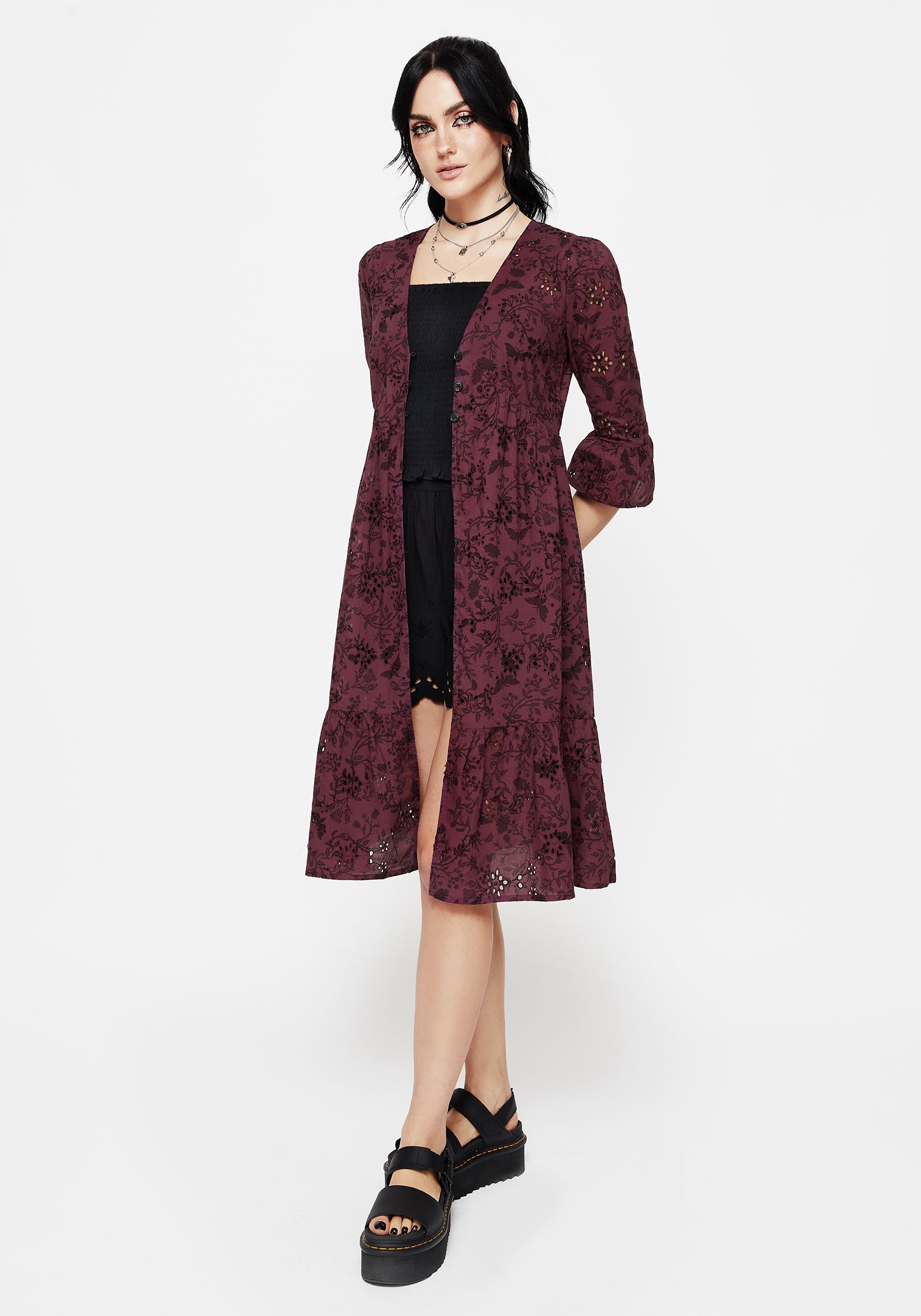 Morgana Cotton Broderie Overdress