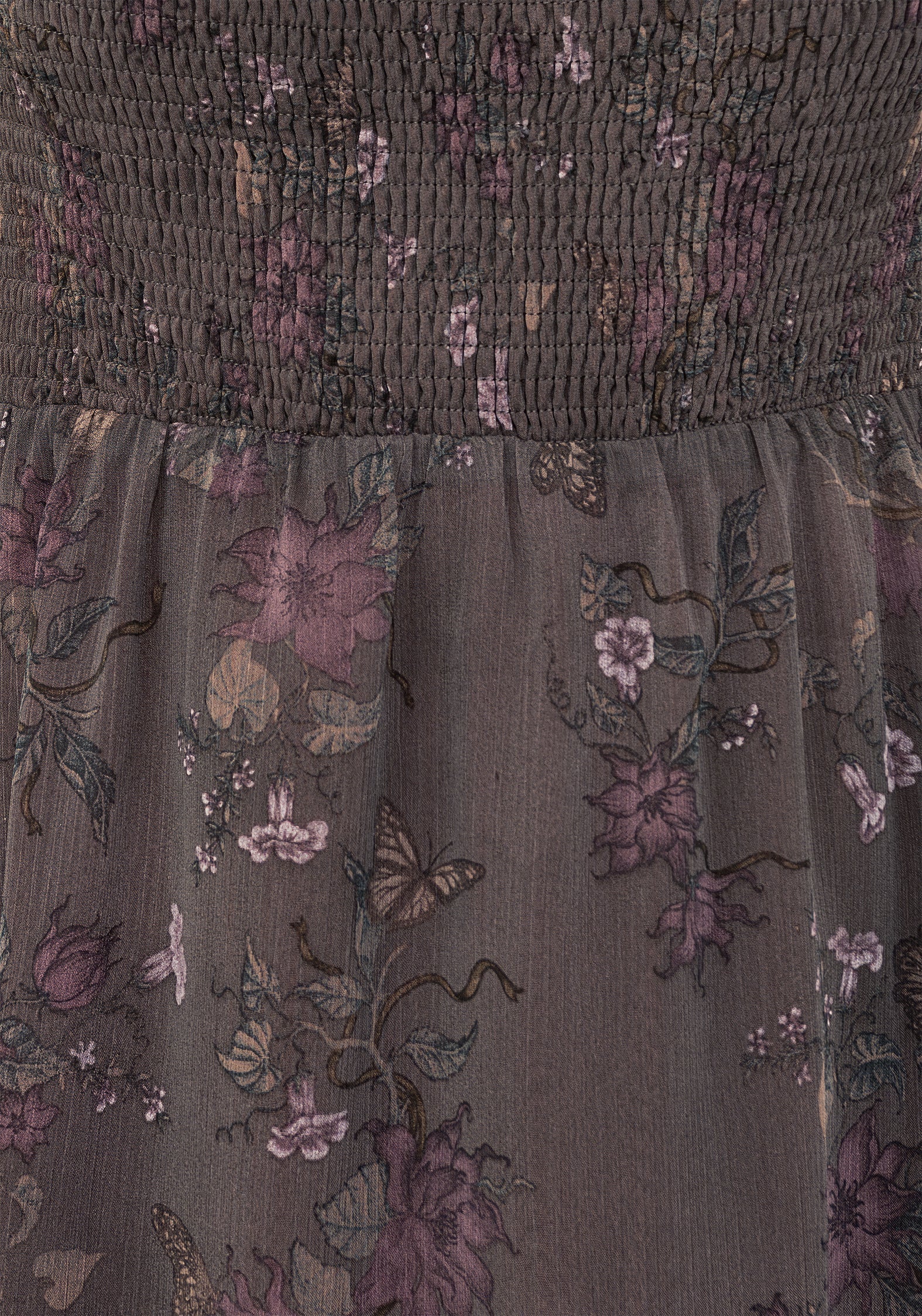 Arnora Cami Gestuft Gerafft Mieder Maxi Kleid
