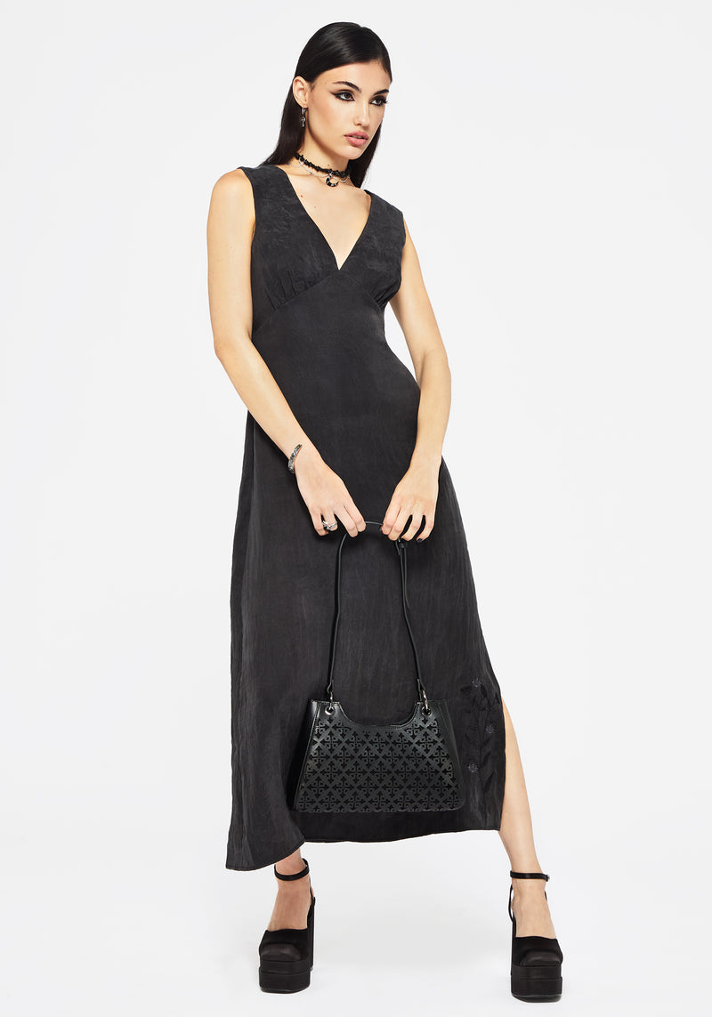 Maeve Lyocell Mischung Blumenmuster Bestickt Cami Maxi Kleid