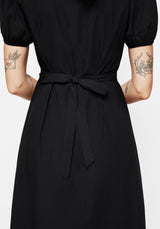 Despair Baumwolle Thistle Bestickt Knopf Hoch Midaxi Kleid
