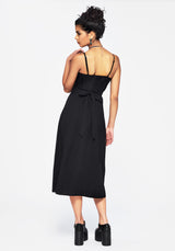Despair Baumwolle Thistle Bestickt Cami Krawatte Back Midi Kleid