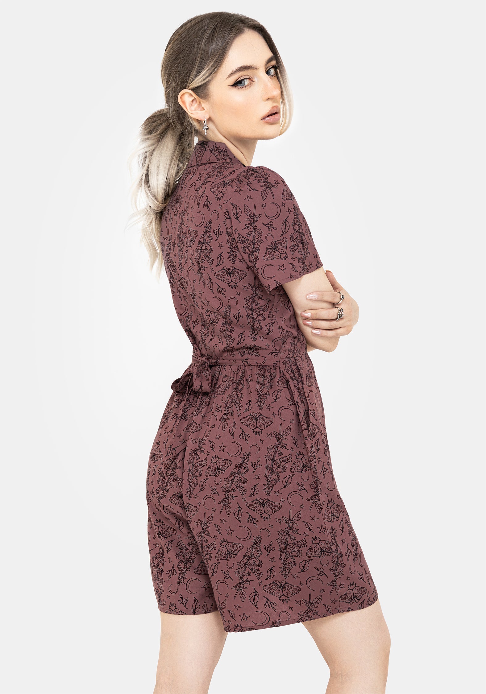 Roxana Motte Foxglove Knopf Hoch Overall