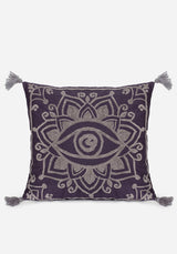 Iris Seil Embroidery Throw Kissen