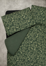Wildwood Blumenmuster Druck Baumwolle Bettwäsche Set - EU Doppelt