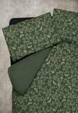 Wildwood Blumenmuster Druck Baumwolle Bettwäsche Set - King