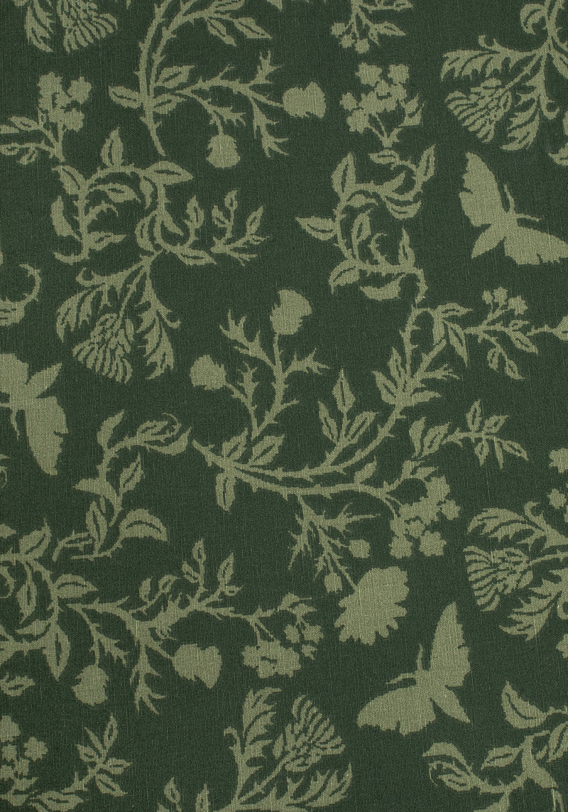 Wildwood Blumenmuster Druck Baumwolle Bettwäsche Set - Doppelt