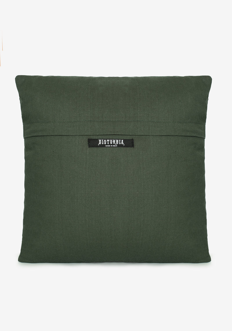 Zarina Schlange Bestickt Velours Throw Kissen