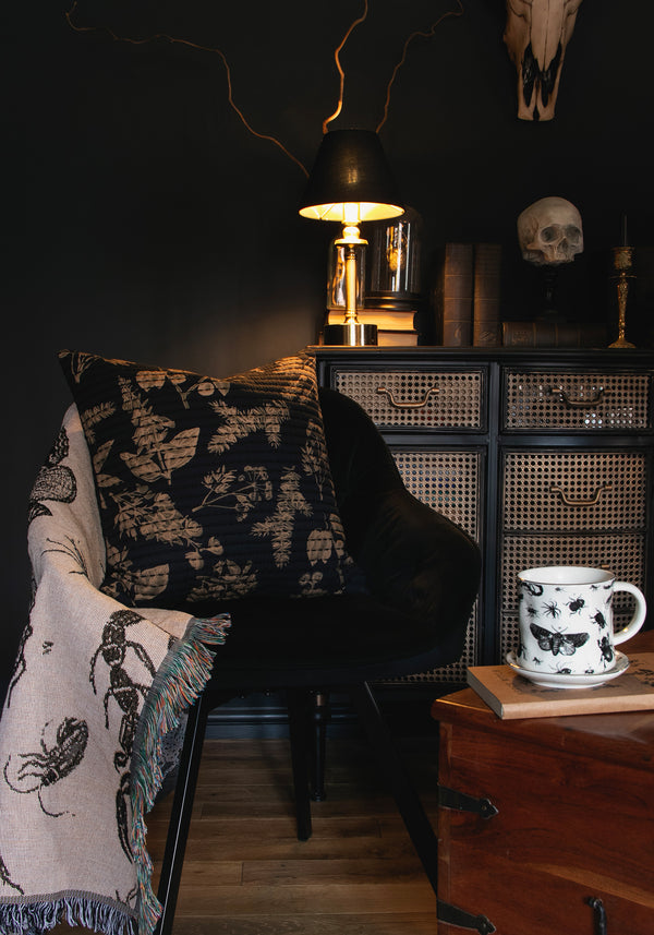 Poisonous Pflanzen Blumenmuster Druck Baumwolle Throw Kissen
