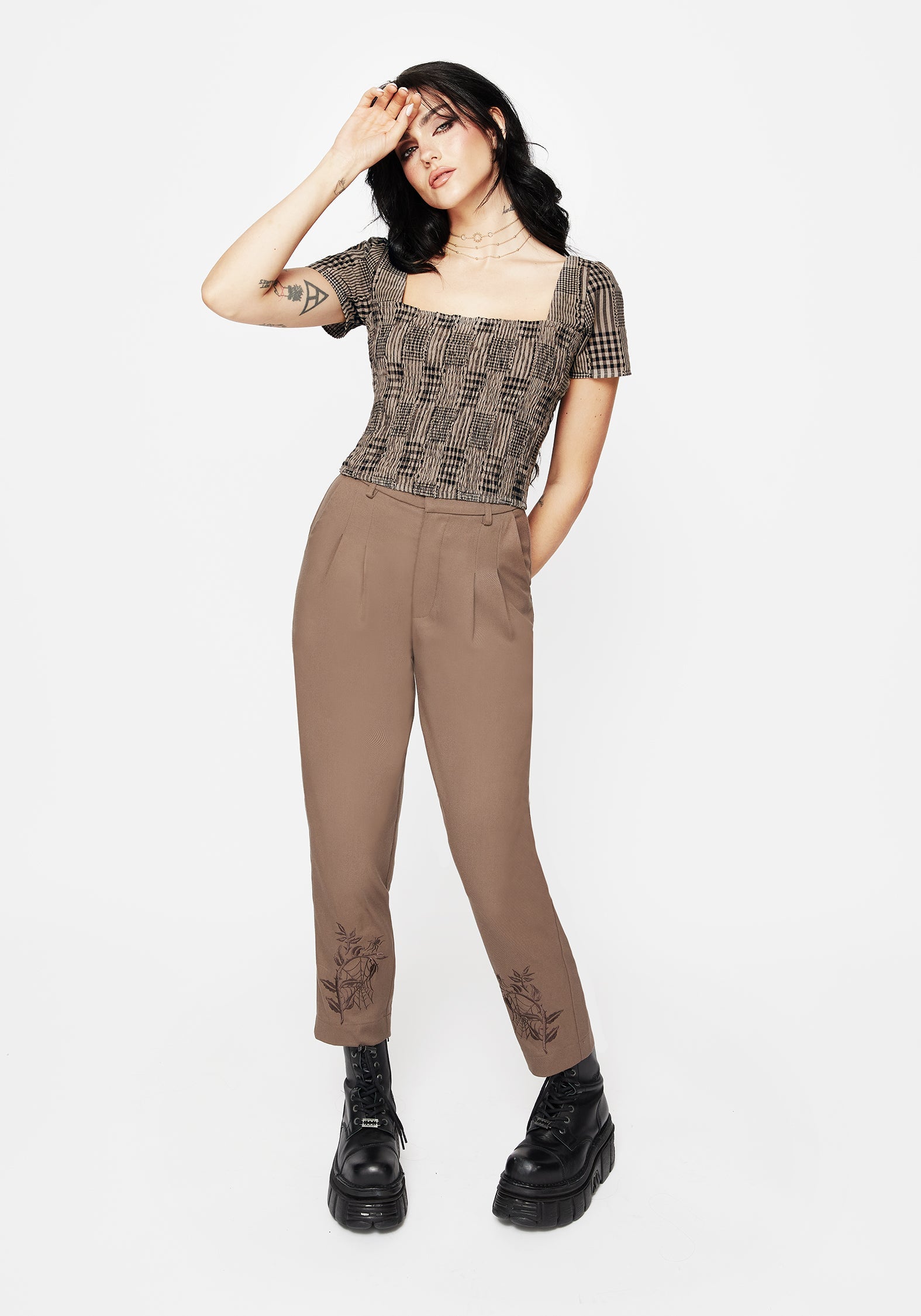 Mabel Prüfen Peplum Top