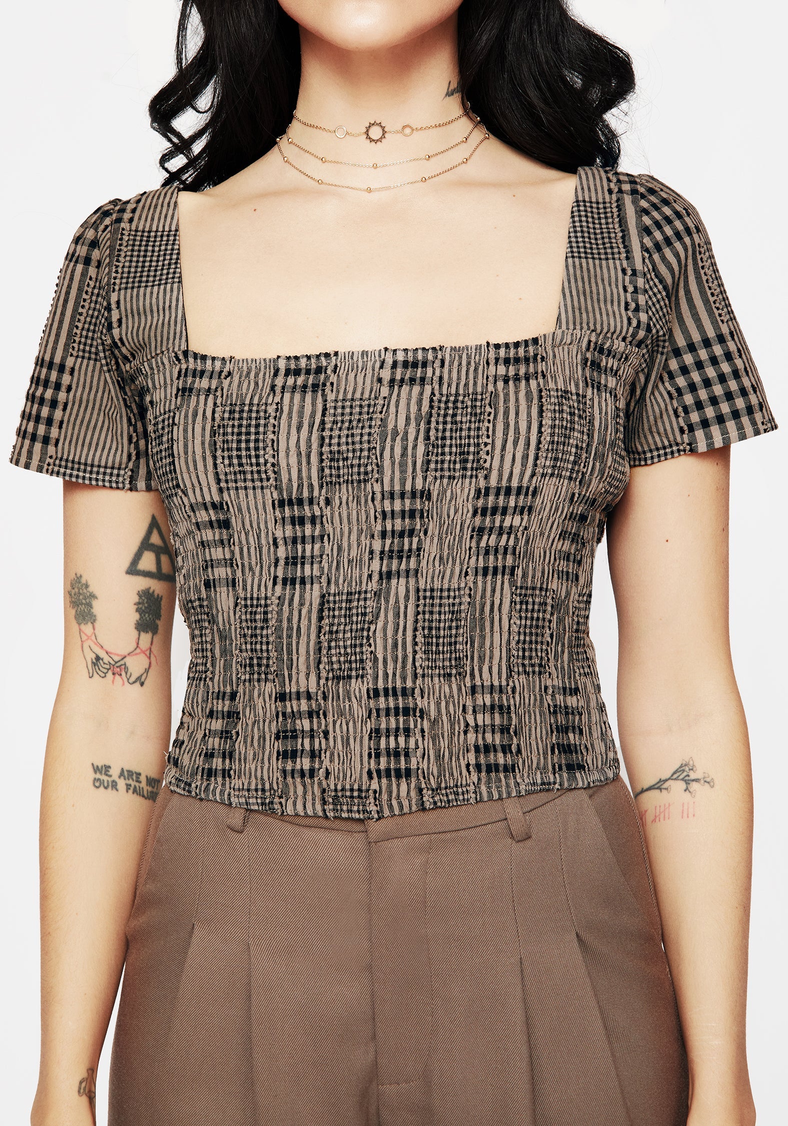 Mabel Prüfen Peplum Top
