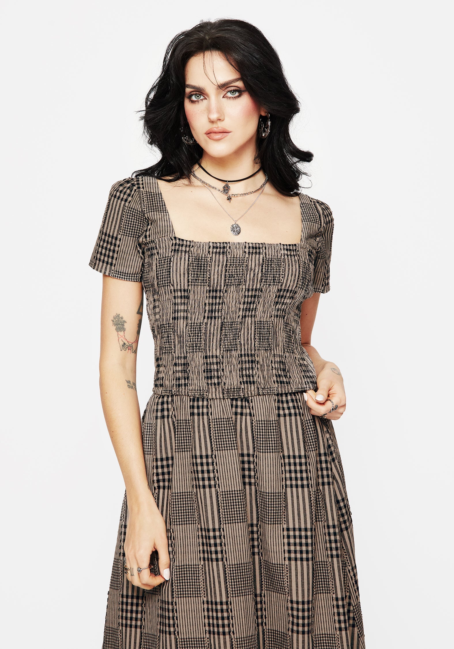 Mabel Prüfen Peplum Top