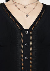 Blessing Spitze Insert Schmal Zulaufend Taille Bluse Top