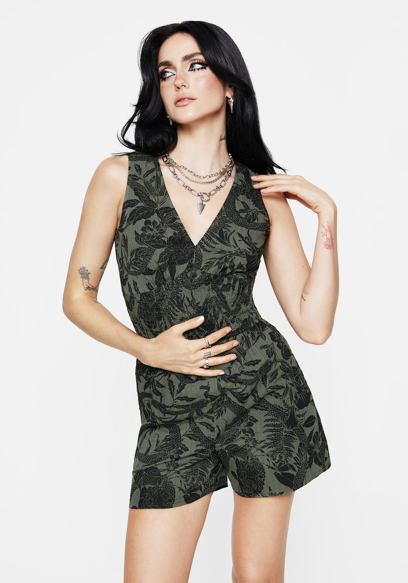 Bashe Baumwolle Tanktop - Grün