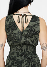 Bashe Baumwolle Tanktop - Grün