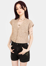 Suma Baumwolle Strukturiert Bluse