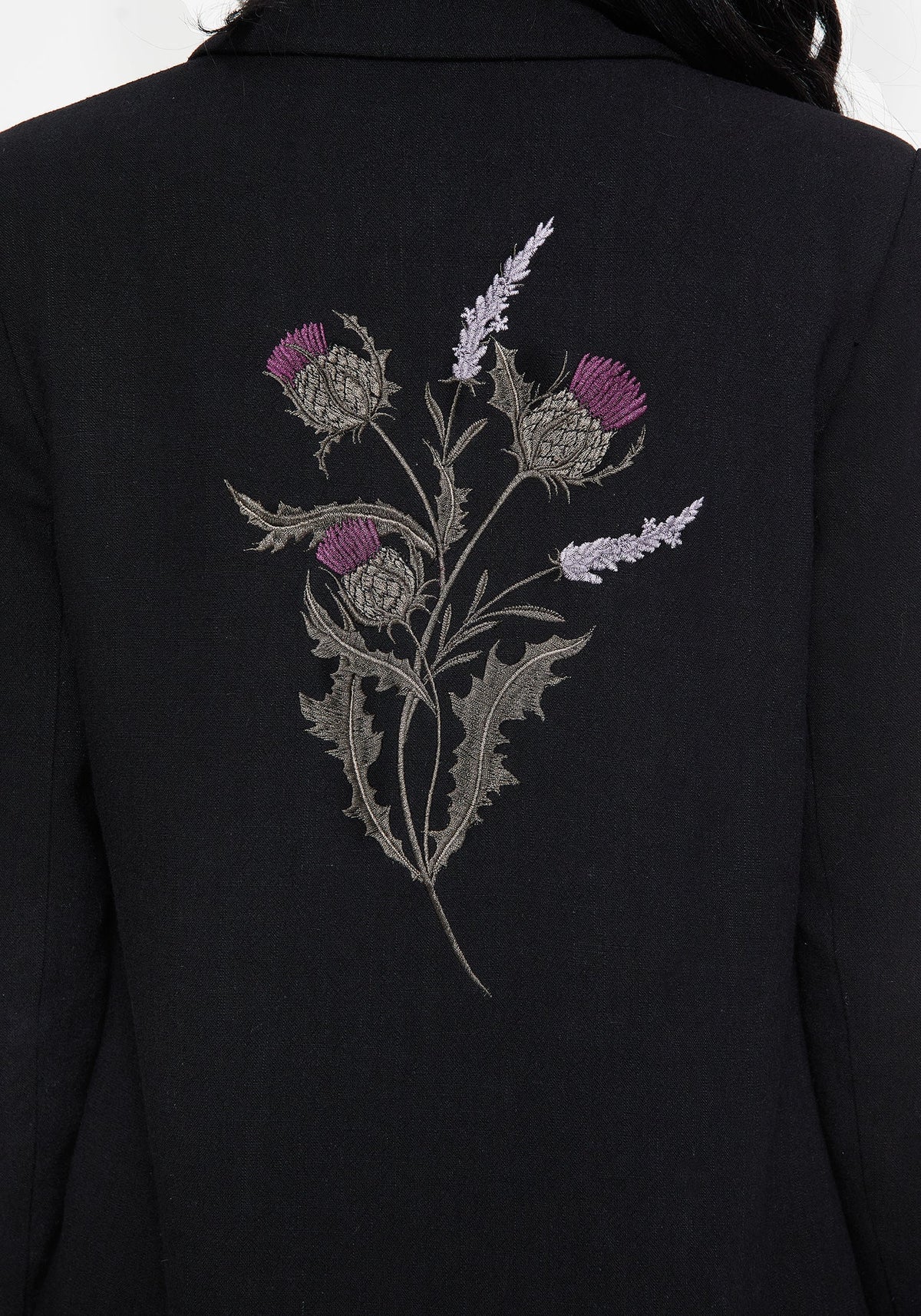 Chloris Bestickt Langschnitt Blazer