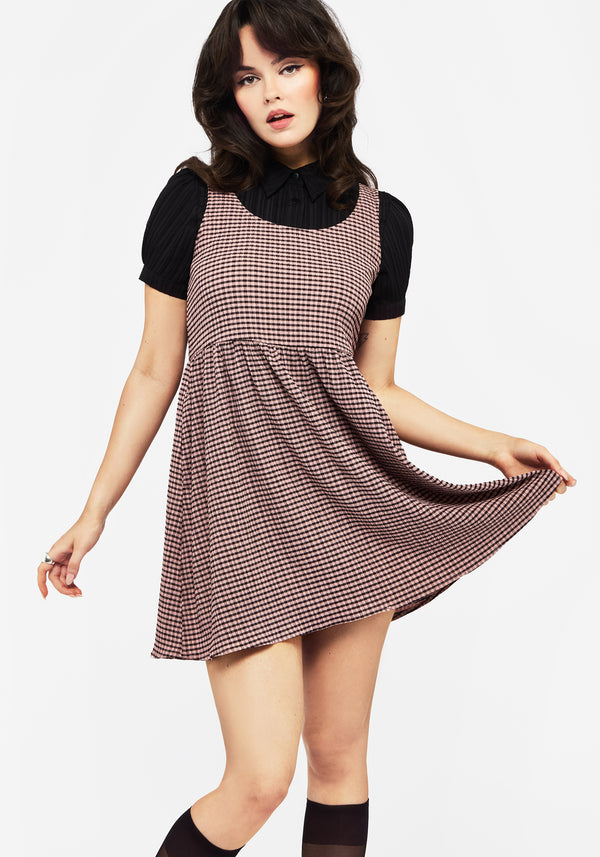 Midora Knittern Prüfen Mini Skater Kleid