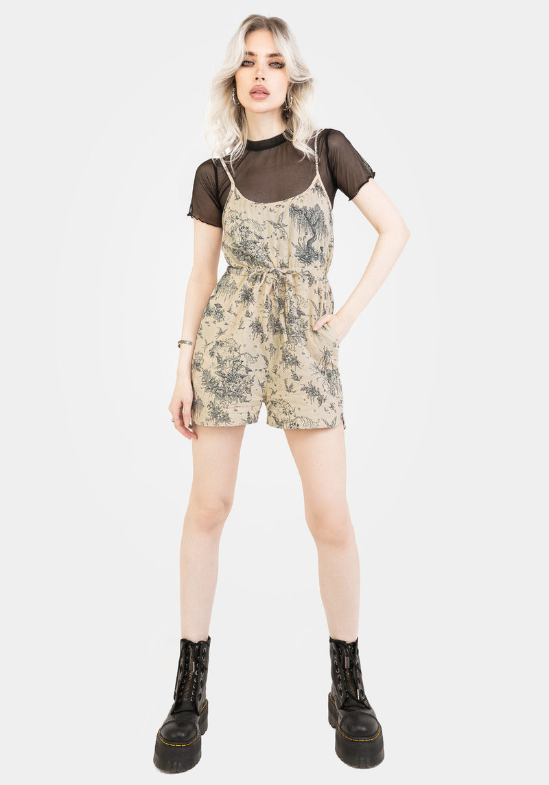 Maypole Cotton Print Cami Playsuit