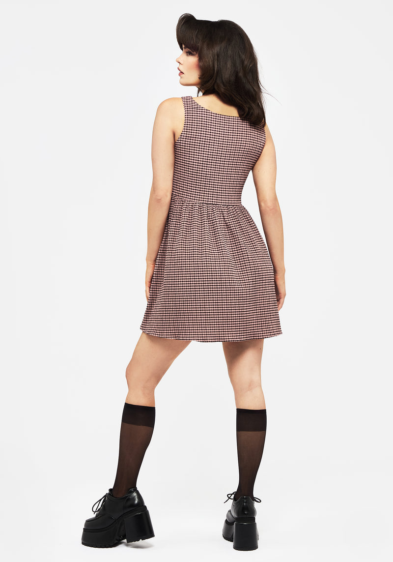 Midora Knittern Prüfen Mini Skater Kleid