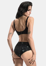 Comet Celestial Bedruckt Balconette Bikini Top