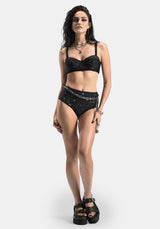 Comet Celestial Bedruckt Balconette Bikini Top