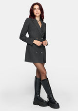 Blair Nadelstreifen Blazer Kleid