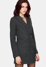 Blair Nadelstreifen Blazer Kleid