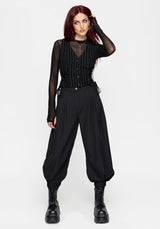 Charli Nadelstreifen Schnürung Waistcoat