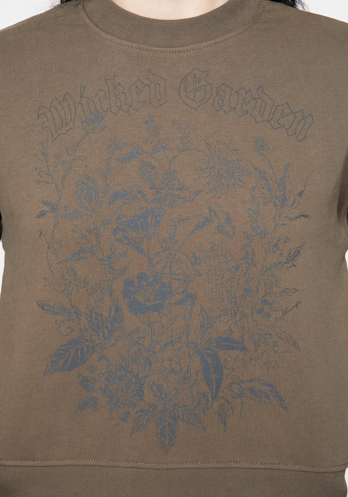 Galerina Grafik Druck Baumwolle Sweatshirt