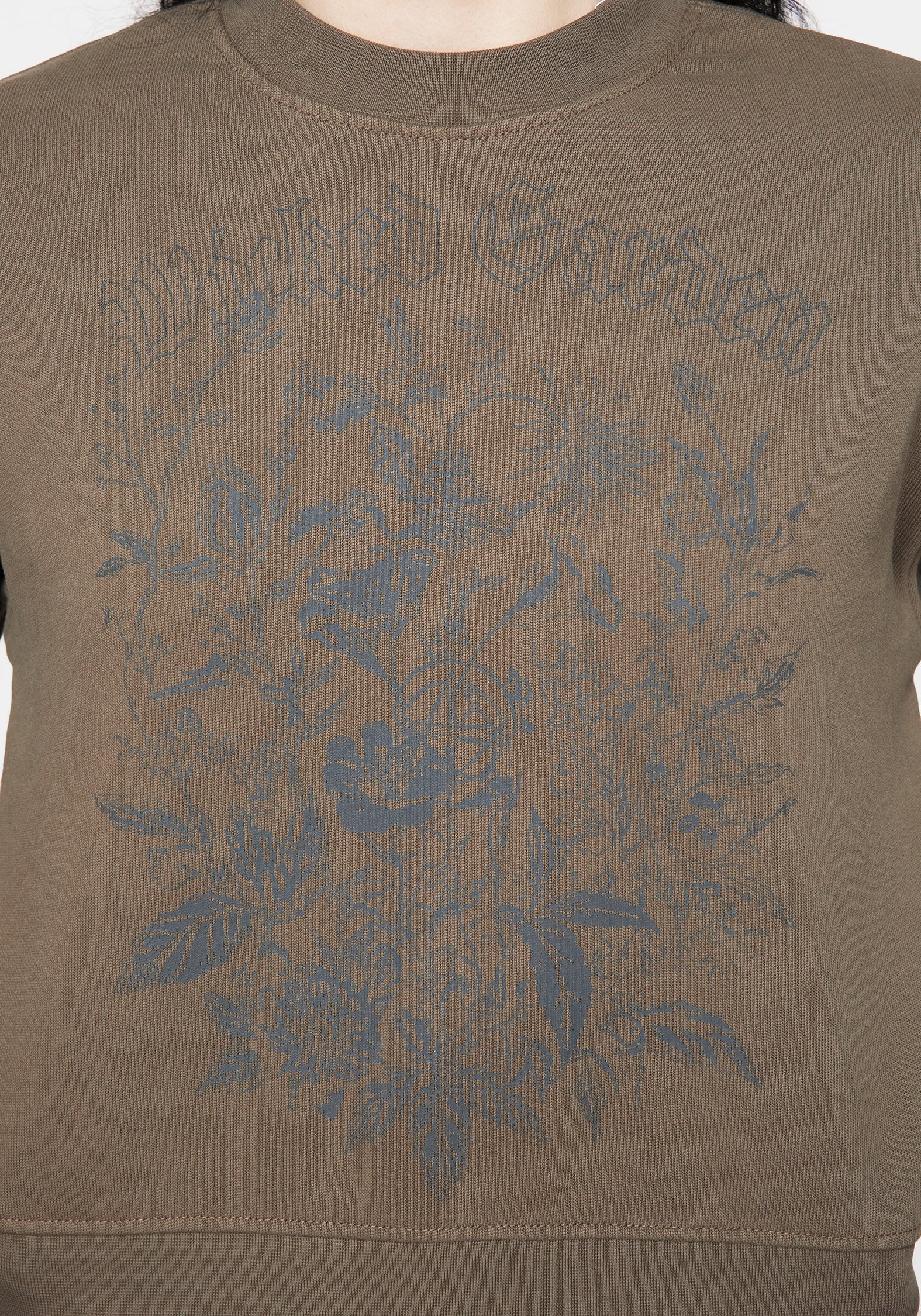 Galerina Grafik Druck Baumwolle Sweatshirt
