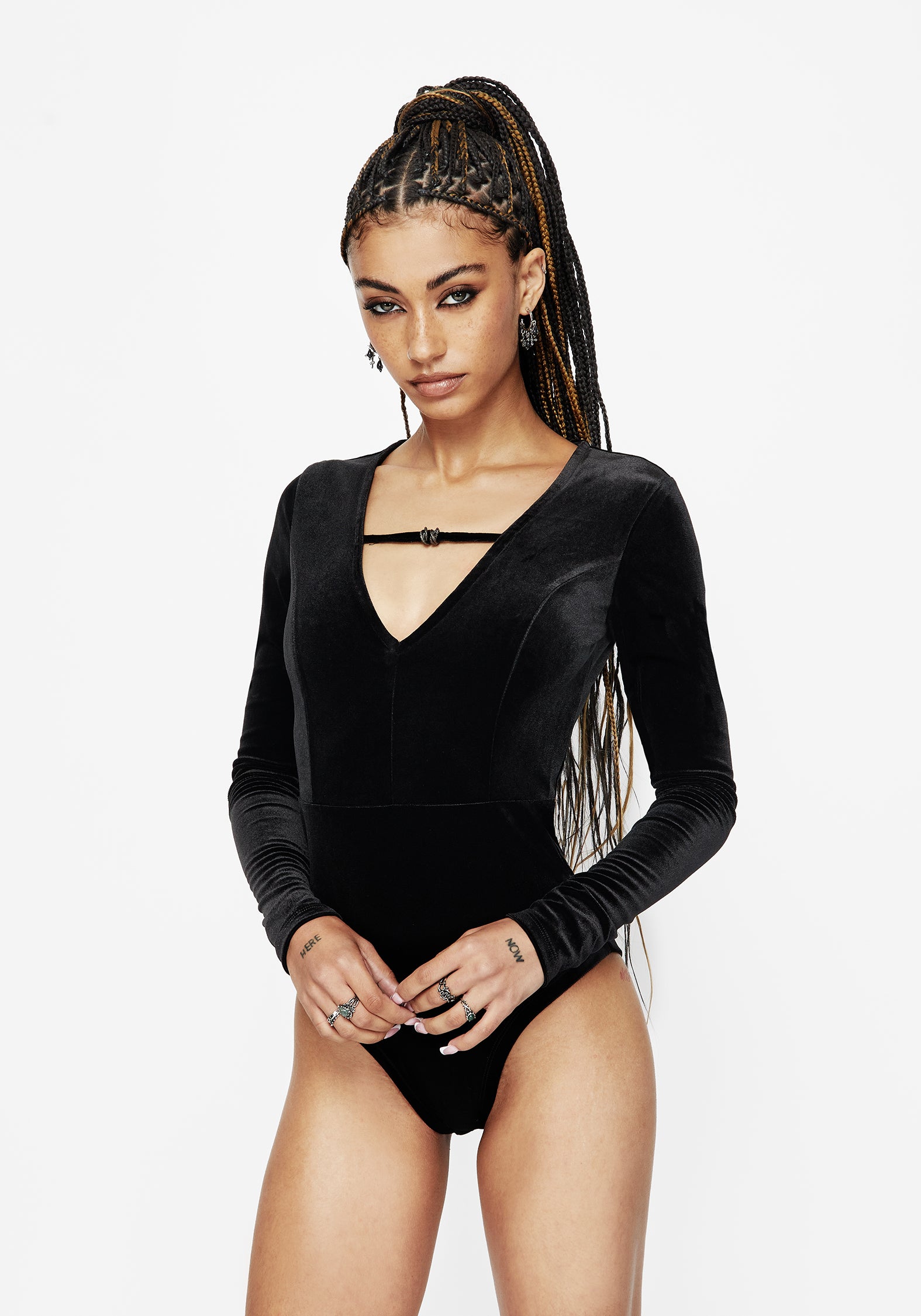 Venin Schlange Anhänger Velours Body