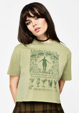 Ode Baumwolle Jersey Kurz Geschnitten T-Shirt
