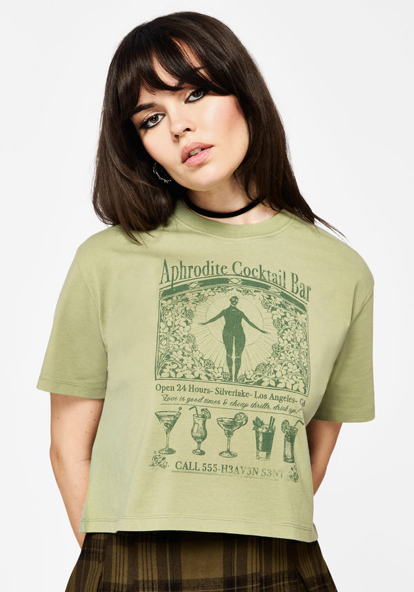 Ode Baumwolle Jersey Kurz Geschnitten T-Shirt