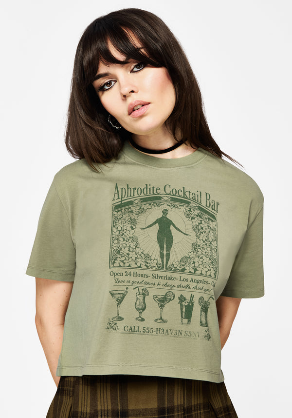 Ode Baumwolle Jersey Kurz Geschnitten T-Shirt