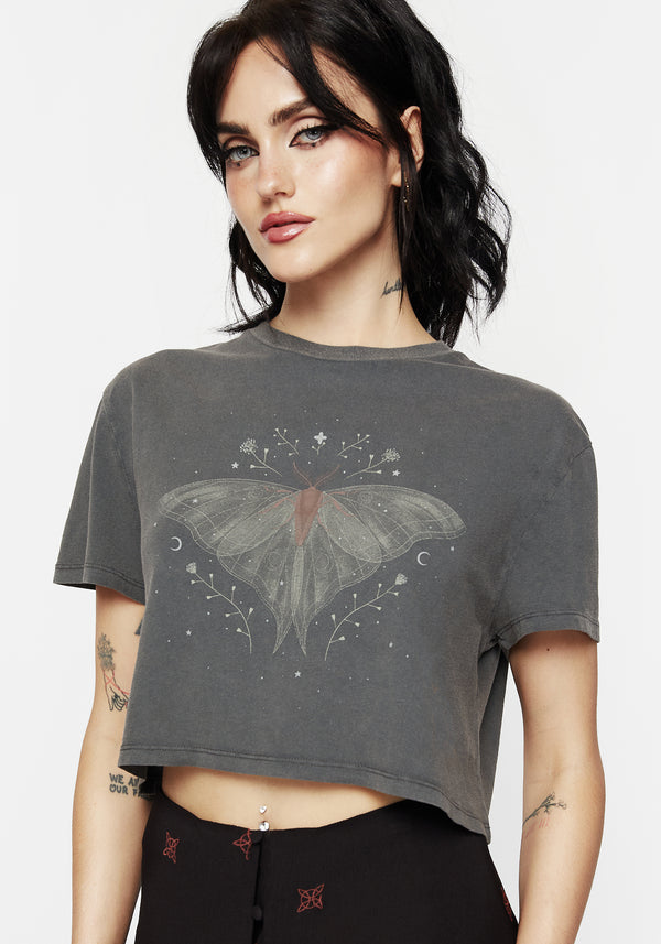 Drift Cotton-Blend Jersey Kurz Geschnitten T-Shirt