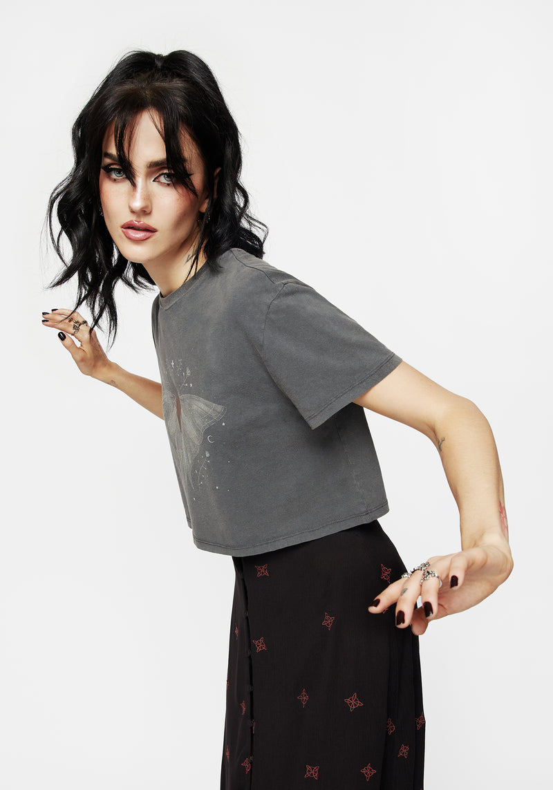 Drift Cotton-Blend Jersey Kurz Geschnitten T-Shirt