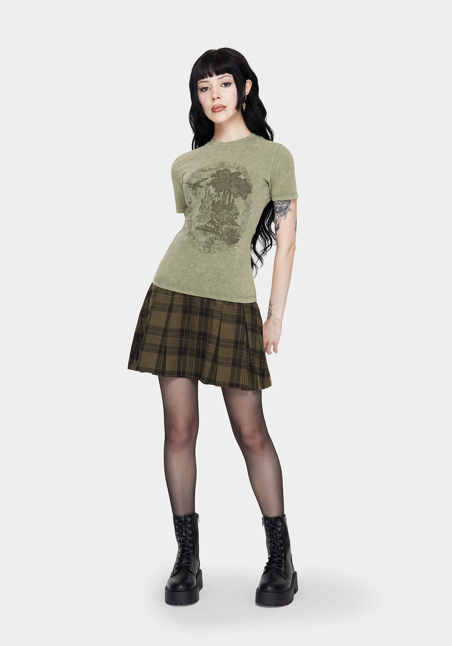Thymus Grafik Druck Passgenau Baumwolle T-Shirt