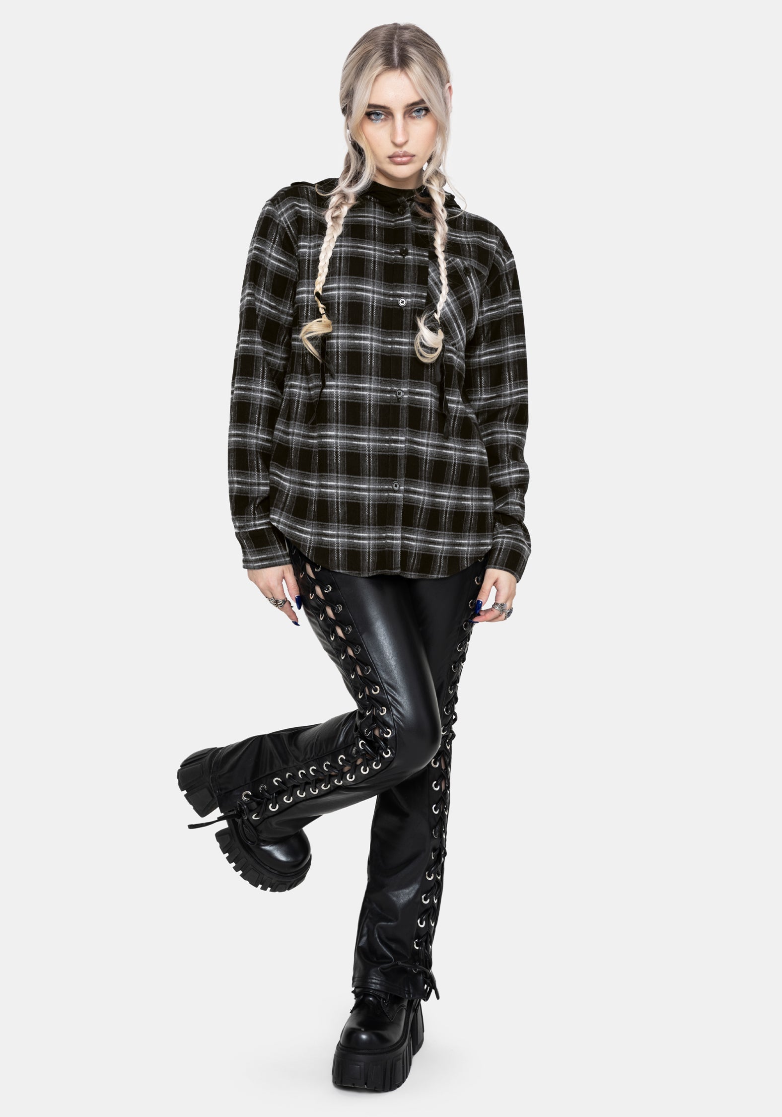 Lochan Dropped Shoulder Check Shirt