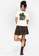 Wicce Stamp Grafik Kurz Ärmel T-Shirt
