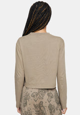 Hexborn Baba Yaga Bestickt Lang Ärmel Pyjama T-Shirt