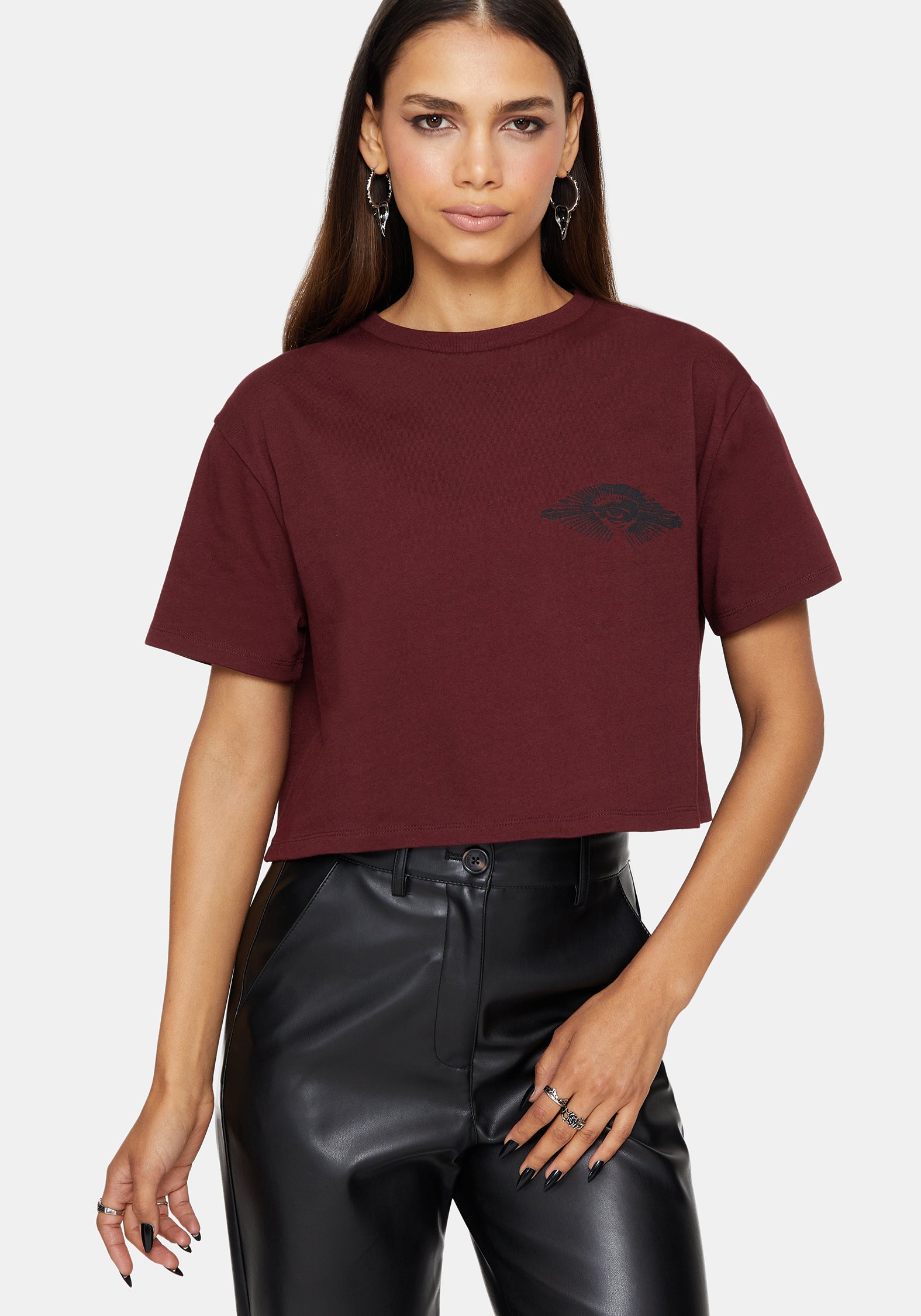 Xove Mittelalterlich Grafik Kastenförmig Kurz Baumwolle T-Shirt