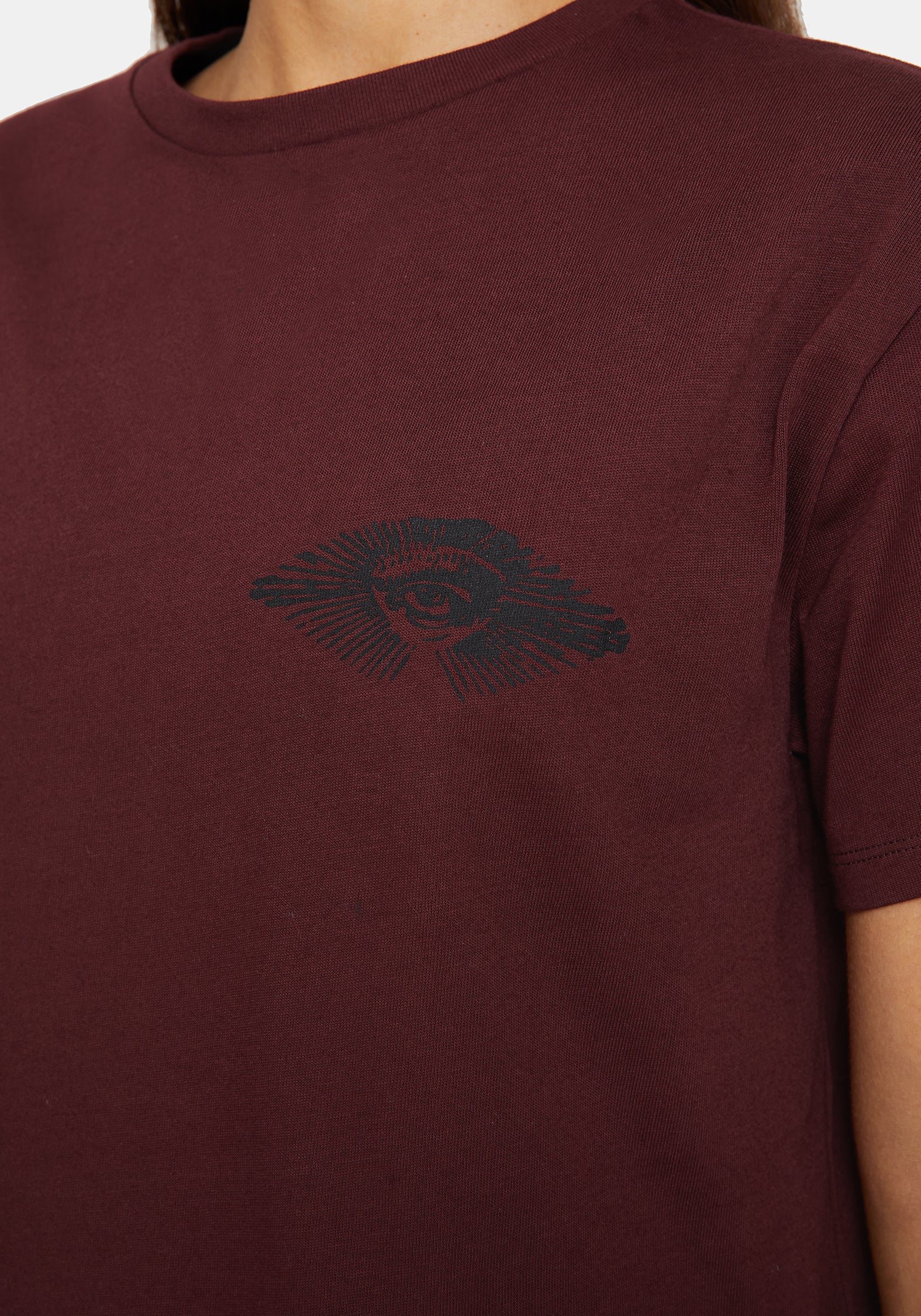 Xove Mittelalterlich Grafik Kastenförmig Kurz Baumwolle T-Shirt