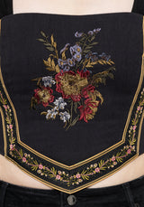 Lilet Chiffon Boho Bestickt Korsett