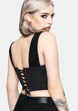 Lilet Chiffon Boho Bestickt Korsett