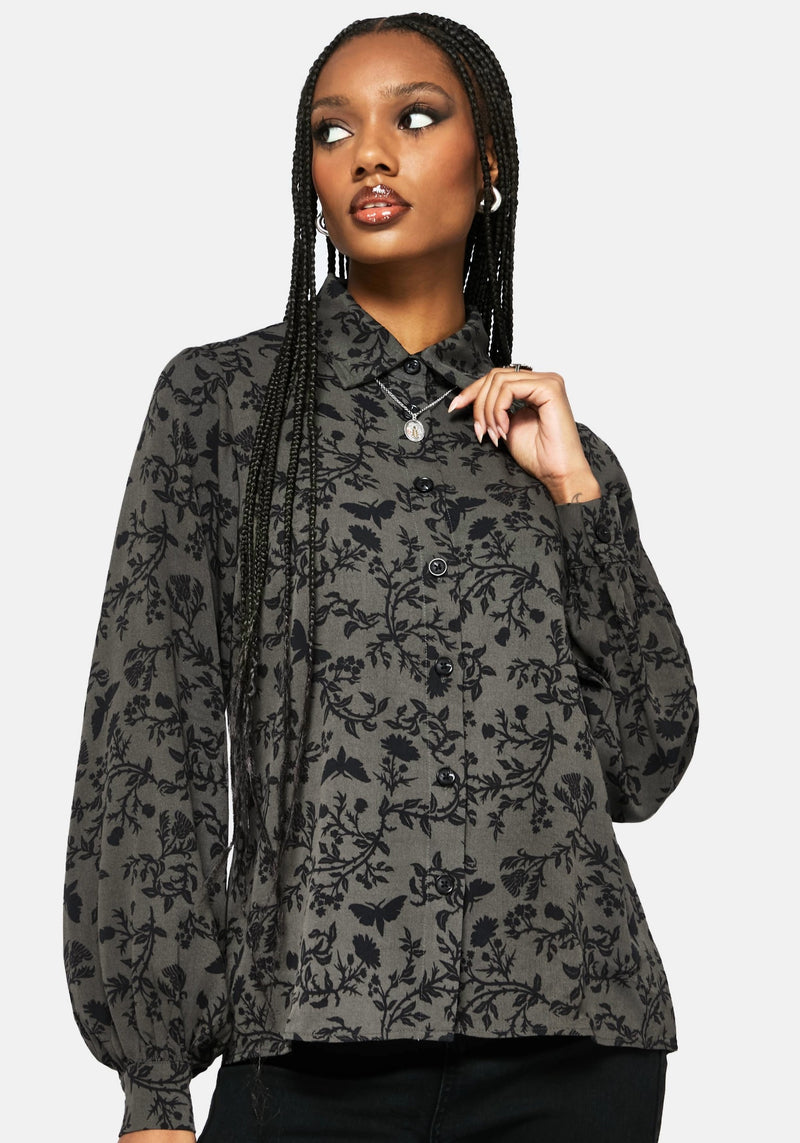 Morgana Long Sleeved Shirt - Green