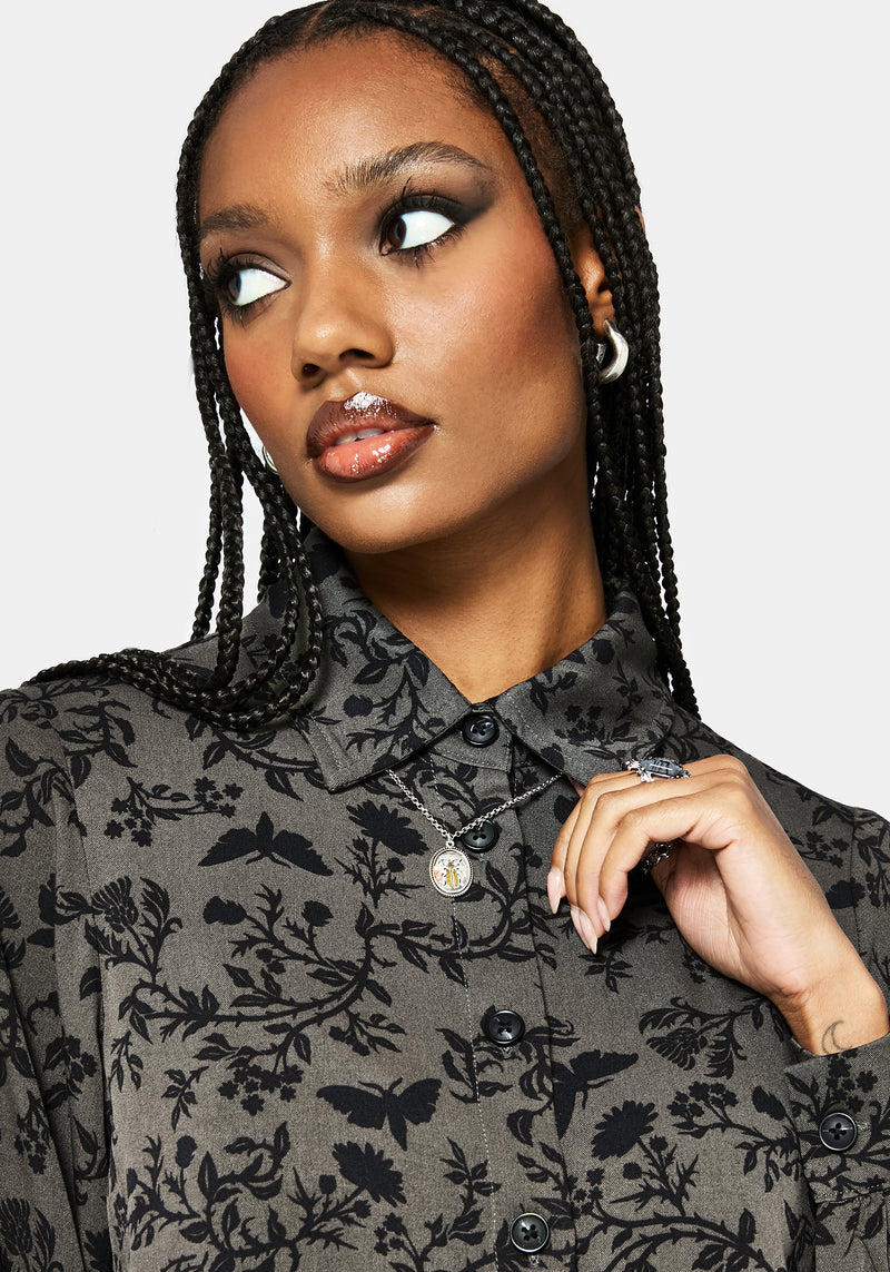 Morgana Long Sleeved Shirt - Green