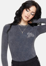 Wyn Dragon Long Sleeved Fitted Tee